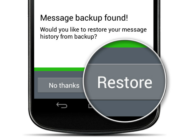 whatsapp backup restore